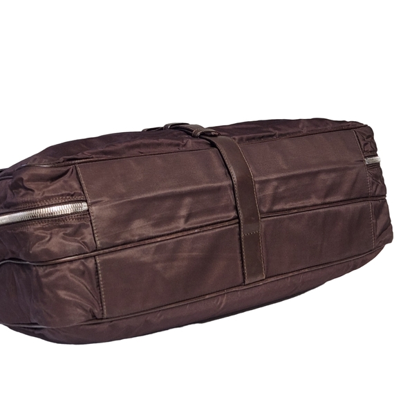 PRADA TESSUTO NYLON AND LEATHER BRIEFCASE DOCUMENT TRAVEL WEEKENDER BAG - Picture 13 of 15